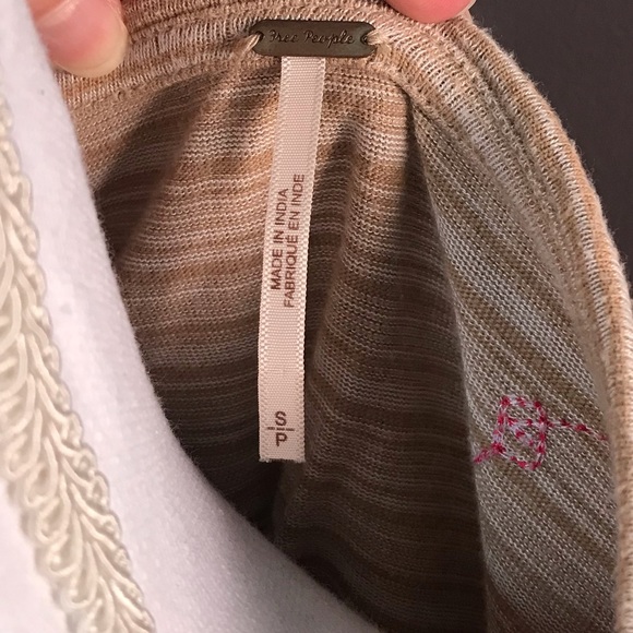 Free People Catalunya Tee in Mushroom Combo - Picture 4 of 6